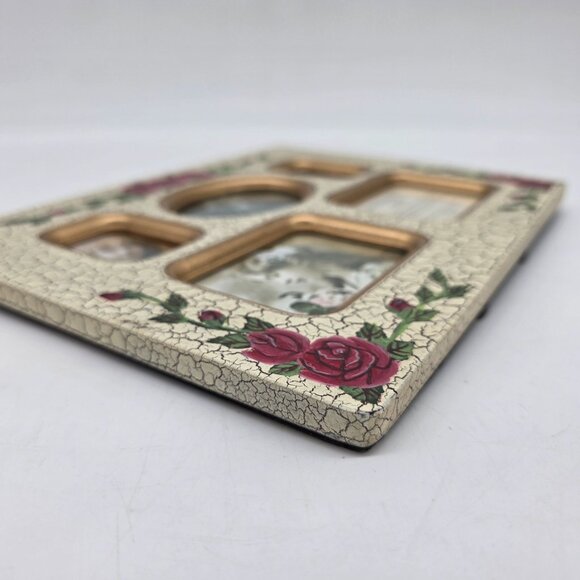 Vintage Multi-Photo Frame With Roses Shabby Chic Style by Anister Gifts - Picture 10 of 10